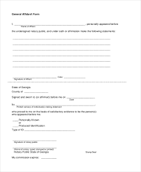 sle free affidavit forms in pdf