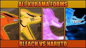 All Kurama Forms - Bleach Vs Naruto 3.3 (Modded) - YouTube