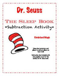 Seuss's sleep book former library book 1962 hardcover. Dr Seuss Sleep Book Subtraction By Kinderland Magic Tpt
