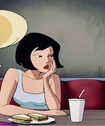 Not only lazy, but smart too. Cartoon Teenage Girl With Short Hair Ig Toonbuzz