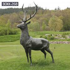 Outdoor Custom Bronze Deer Statue For