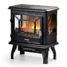 freestanding electric fireplace stove