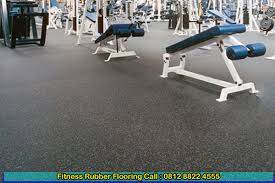 fitness rubber flooring lantai karet
