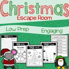 Escape rooms are so much fun but expensive for a family outing. Christmas Escape Room Worksheets Teaching Resources Tpt