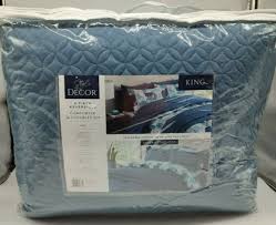coverlet set king size blue bedding set