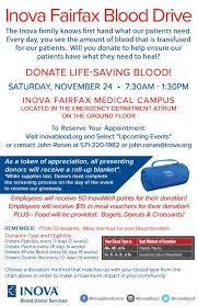 Inova Fairfax Medical Campus Blood Drive Inova Blood Donor
