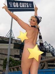 Stefania Ferrario: Curvy model bares all in support of Geelong Football  Club | Herald Sun