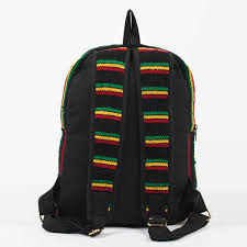 rasta and reggae leaf backpack