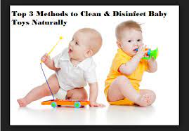 disinfect baby toys naturally with