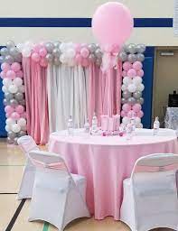 baby shower balloon decorations pink