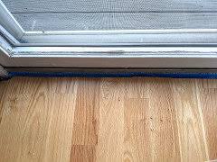 transition strip for sliding doors