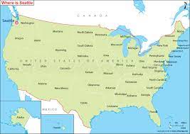 where is seattle located in the us map