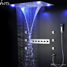 Luxury Thermostatic Led Shower Set