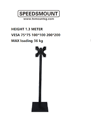 l99d tv monitor floor stand for