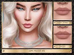 the sims resource lips preset 2