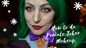 female joker makeup cosplay tutorial