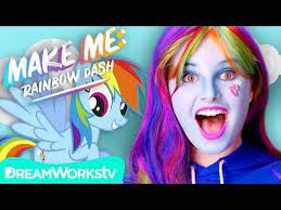rainbow dash makeup tutorial my little