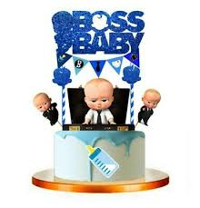 Boss baby cake for baking tutorial please subscribe to this channel. Boss Baby Birthday Cake Topper Cupcake Toppers Decoration Picks Ebay