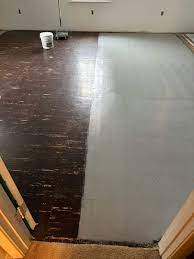 floating floor prep paint over