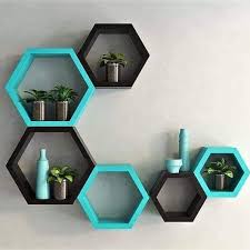 Honeycomb Shelves Decor