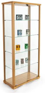 Tall Glass Display Cabinet Lockable