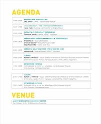 Conference Agenda Template Doc Event Free Skincense Co