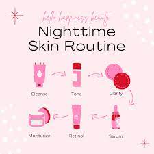 my nighttime skincare routine o