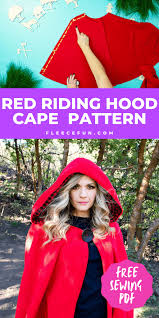 Red Riding Hood Cape Pattern Free