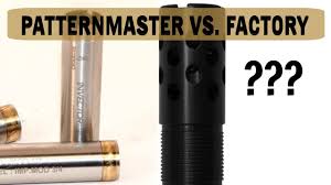 Patternmaster Vs Factory Shotgun Choke Tube Test