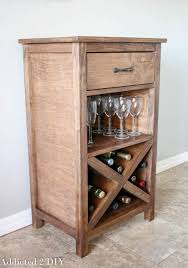 When it comes to wine room ideas, you have two options to maintain the optimal temperature and humidity custom kitchen cabinets make great wine cellars. Diy Wine Cabinet With Printable Plans Addicted 2 Diy