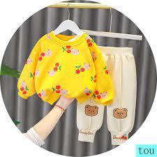 Mua Bộ quần áo lót nhung ấm áp thiết kế xinh xắn hợp thời trang thu đông cho  bé trai 1-3-5-8 tháng tuổi giá rẻ nhất