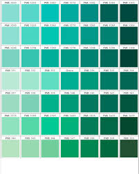 Pantone Matching System Color Chart Pms Colors Used For