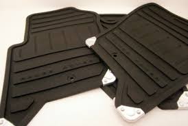 black rubber floor contour mat kit