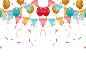 birthday decoration png free vector