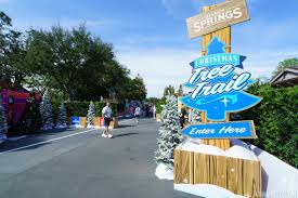 Image result for disney springs christmas tree trail 2018 dates