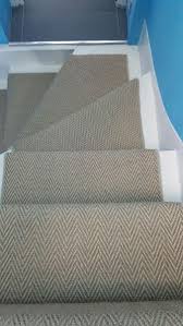 herringbone carpet to stairs in south