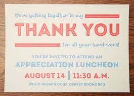 Appreciation Luncheon Invitation By Brian Hodges Via Behance