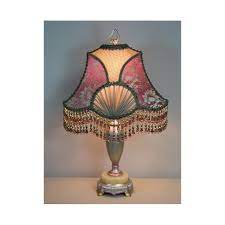 Vintage Table Lamp With Victorian Lamp
