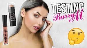 testing barry m makeup full face