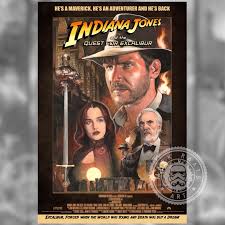 Buy indiana jones canvas prints designed by millions of independent artists from all over the world. Mark Raats On Twitter Indiana Jones And The Quest For Excalibur Privately Commissioned Poster Art For A Client Acrylic Gouache Prismacolor Pencil Indianajones Harrisonford Lucasfilm Georgelucas Stevenspielberg Originalart Markraats