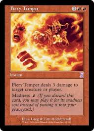 Fiery Temper Time Spiral Timeshifted Community Gatherer Magic The Gathering