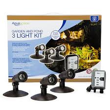 Aquascape Pond And Landscape Light Kit Led 3 Light Kit With Transformer 84030