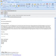 Cover Letter Job Application Samples New Sample Email Format For