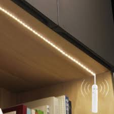 Us 1 1 38 Off Led Kitchen Light With Motion Sensor Bedroom Night Light Strip Usb Battery Operated Led Lighting Tape Closets Wardrobe Lamp On