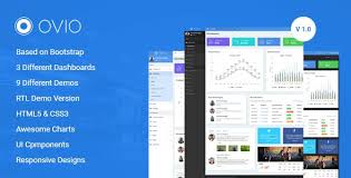 / all these html5 bootstrap templates are lightweight, fast loading, engaging, vociferously luminous. Ovio V1 0 Bootstrap Based Responsive Dashboard Admin Template Laptrinhx