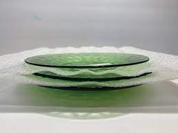Green Depression Glass Plates