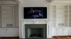 Tv Blend In Over The Fireplace