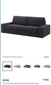 Cover 3 Seater Sofa For Kivik