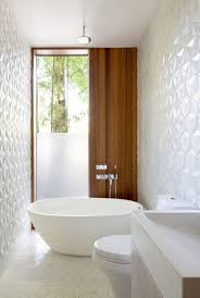 Washroom With 3d Wall Board Pvc Wall