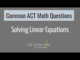 Common Act Math Questions